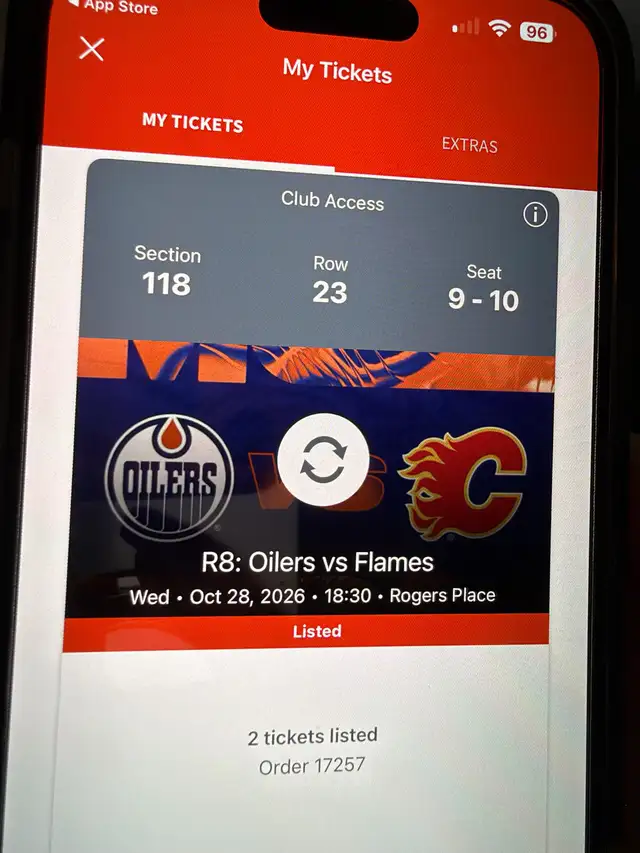 Edmonton Oilers vs Calgary Flames Tickets – Oct 28