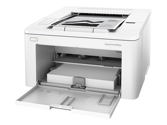 HP  LaserJet Pro M203dw Mono Wireless Laser Printer - NEW in BOX in Other Business & Industrial in Abbotsford - Image 2