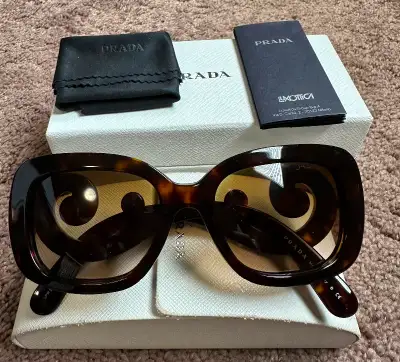 PRADA BAROQUE BROWN TORTOISE SQUARE PR270S, View more