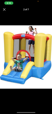 Bounce House, 5x7 Foot Inflatable Bounce Castle with Blower, Kid