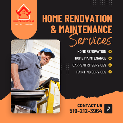 HOME RENOVATION SERVICES ! $1000 FIRST RENO !, View more