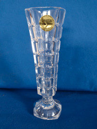 Vintage Lead Crystal Bud Vase