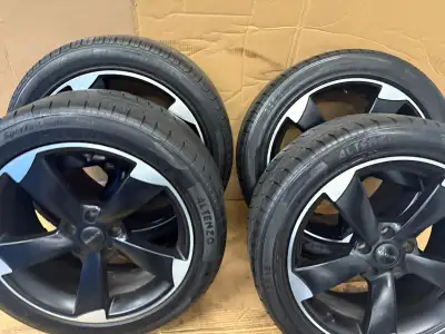 No Etransfer No Holding 4 Manzinni Alloy Rims 5x115mm on 3 Altenzo and 1 Hilo 245 45 18 All Seasons,...