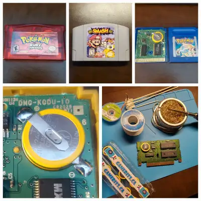 Battery replacement for old games (gameboy, n64, pokemon, etc), View more