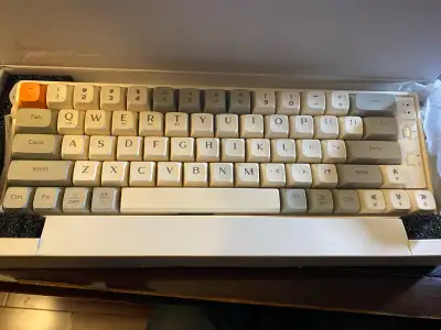 NEW Bluetooth+2.4G+Wired 65-key Mechanical Gaming Keyboard, View more
