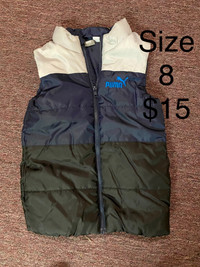 Boys Puma Vest Size 8