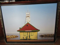 Leuty Lifeguard Station Framed Canvas