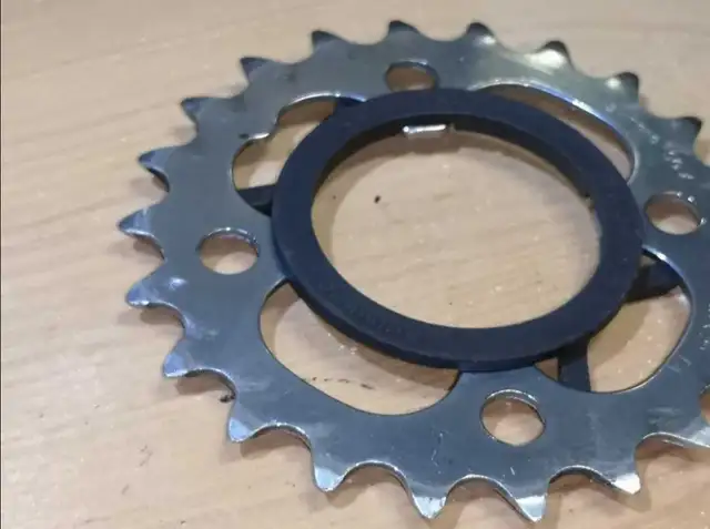 22 Tooth Bicycle Chainring Front Cog Gear ~ Shimano in Frames & Parts in Calgary - Image 8