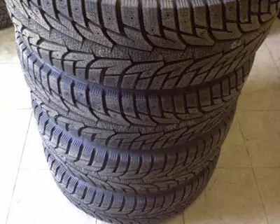 - 225 60 16 Hankook Winter Tires BRAND NEW - $650. - 4 P215/55/18 Hankook Ipike Winter Tires BRAND N...