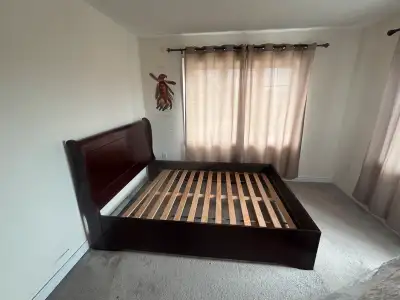 Sleigh bed, queen, size, View more