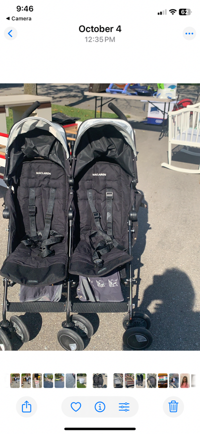BABY DOUBLE STROLLER, View more
