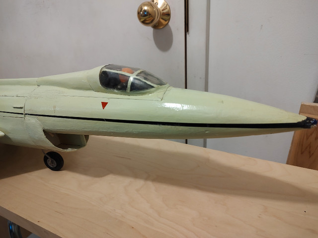 Handmade model of the Hawker WW2 fighterjet British RAF aircraft in Arts & Collectibles in City of Toronto - Image 4