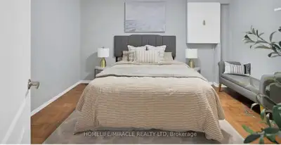 1 spacious bedroom basement with kitchen, living room and washroom Separate entrance Laundry is in s...