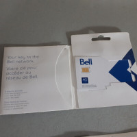 Bell Nano LTE Sim card Brand new in package