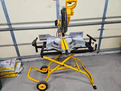 DEWALT 12" Sliding Compound Miter Saw (DWS780) + Stand (DWX726), View more