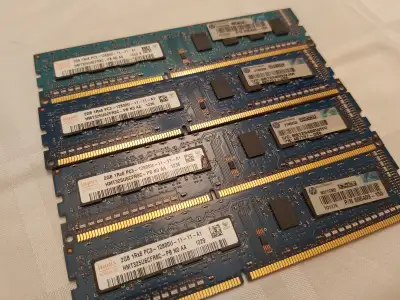 Desktop memory 8GB (4x2GB) DDR3 PC3-12800 . Ideal for upgrades.., View more