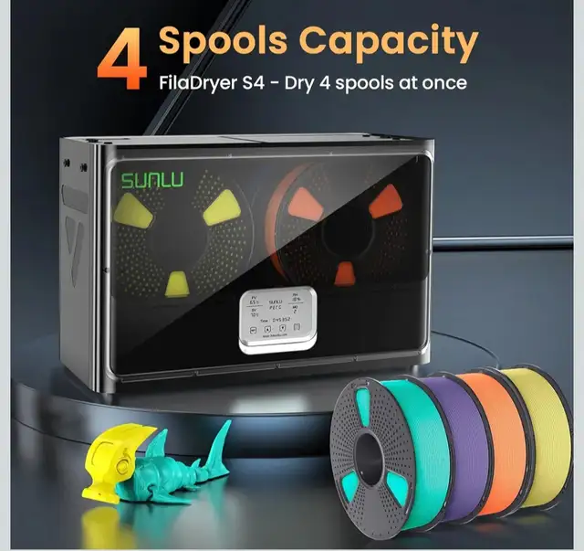 New SUNLU FilaDryer S4