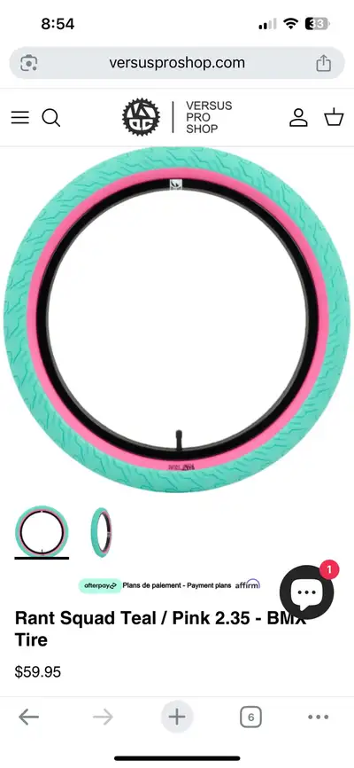 Rant Squad BMX Tires (pair) 20” x 2.35”, View more