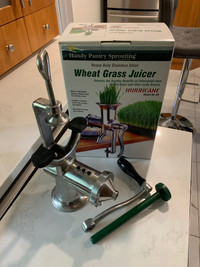 Hurricane wheat grass juice extractor Model BL-30