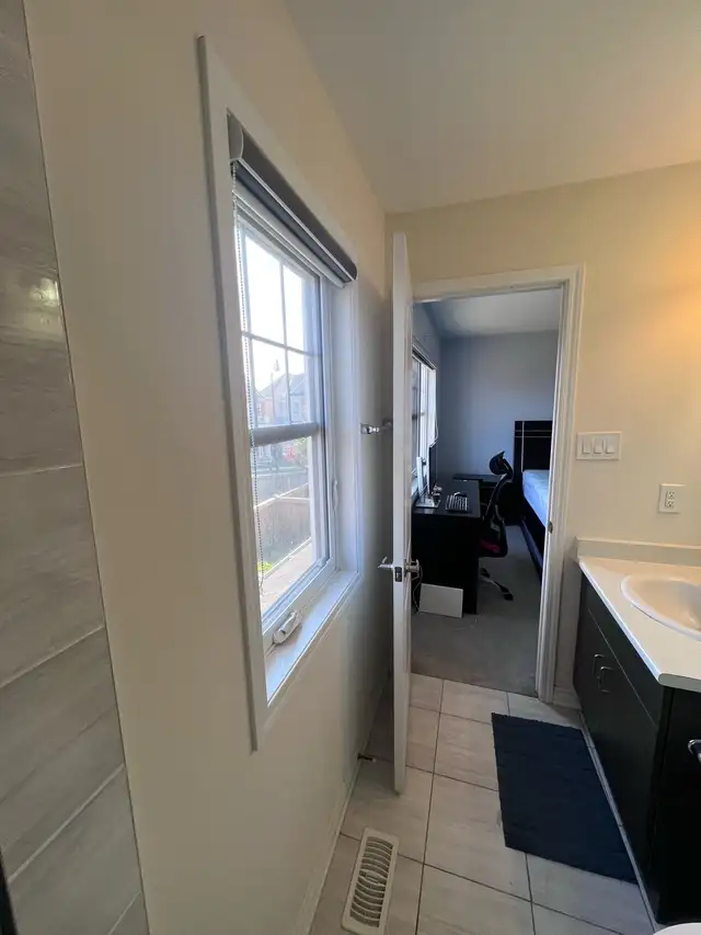 master bedroom suite at new 3bhk town home- upper floor