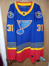 Curtis Joseph St.Louis Blues NHL Adidas jersey 2xl new nwt