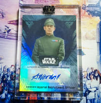 2022 TOPPS STAR WARS SIGNATURE SERIES BLUE 02/50 ANDREW WOODALL