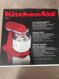 KitchenAid ice cream maker