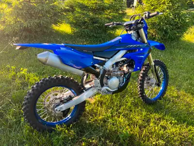 Mint condition wr250f. Mature owner just no time to ride with new job. No jumps, no racing, no drops...