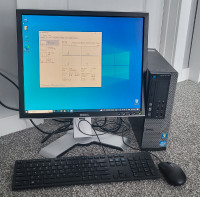 Dell desktop computer with monitor, windows10, wi-fi