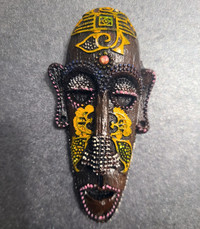 African Crafted Mask (10cm) - art collectable