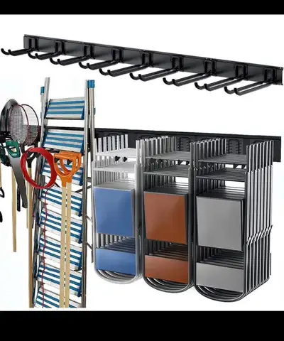 TORACK Tool Storage Rack, Heavy Duty Steel Garage Wall Mount Gar, View more