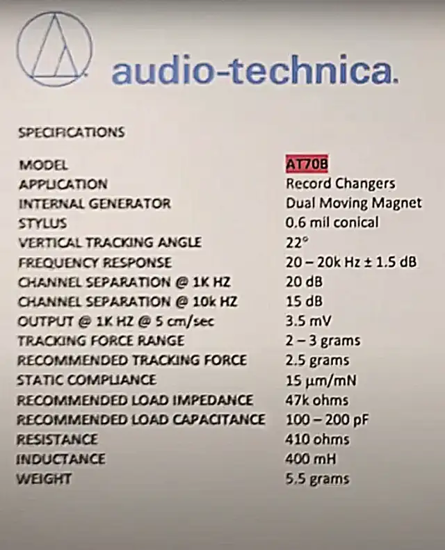 Aiguille Audio-Technica AT-70B vintage NOS (1980s) in Performance & DJ Equipment in Sherbrooke - Image 4