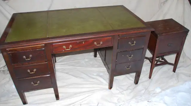Antique wooden Liberty Cabinet and Liberty Desk in Hutches & Display Cabinets in Edmonton - Image 5