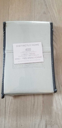 Distinctly Home 400 Thread Count King Size Pillowcases