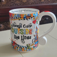 Suzy Toronto Mug.Always Colour Outside The Lines Collectible Mug