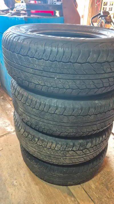 Selling a set of 4 mud and snow truck tires. 265/70 R17, they are in good shape, see pictures.Postin...