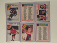 1978-79 OPC (O-Pee-Chee) "key" hockey card CL Unmarked, RC, VG+