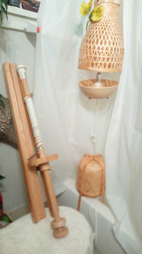 A set of Bo ho beautiful wicker lamps 