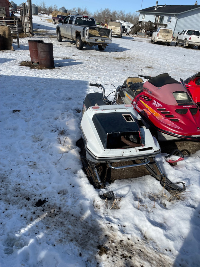 Two ski doos for sale both ran last winter  in Snowmobiles in Saskatoon