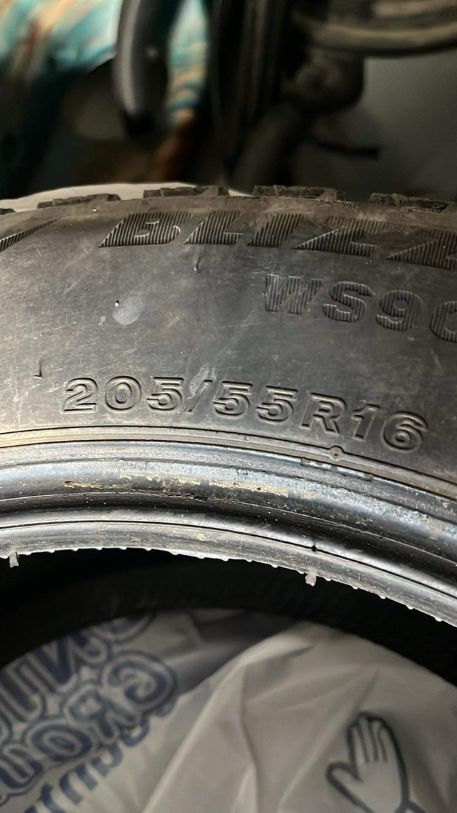 Bridgestone 205/55R16. Winter tires.  in Tires & Rims in Ottawa - Image 3