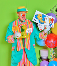 clown magicien pour fête d'enfant