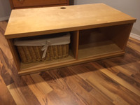 SOLID WOOD T.V. STAND/SHELVING UNIT FOR SALE