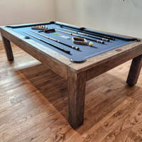 Farmhouse modern Pool Table - brand new, custom options