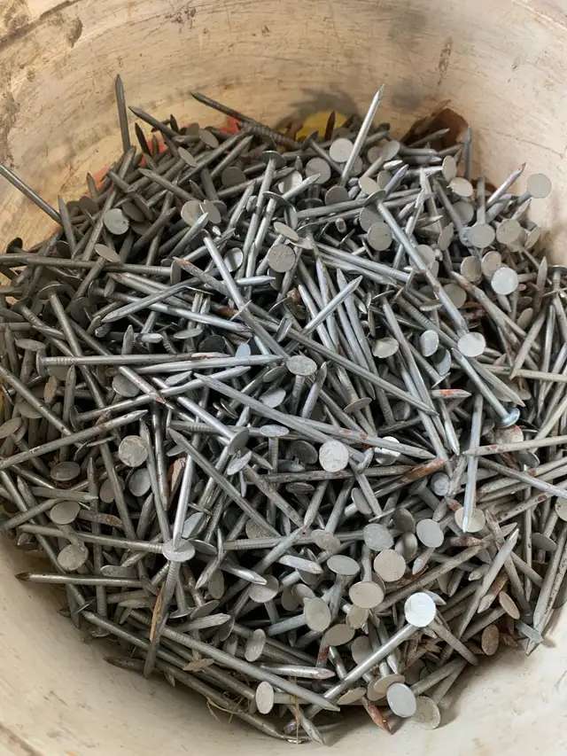 Roofing nails. 
