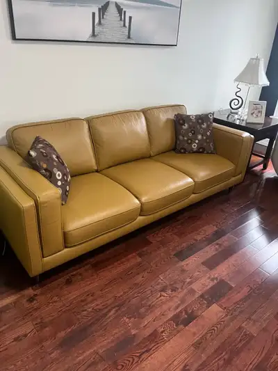 Genuine Leather Sofa, View more