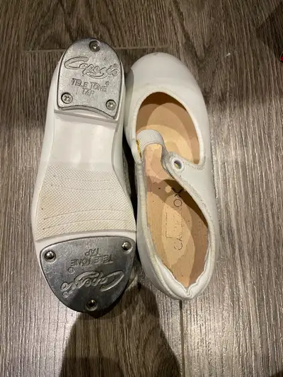 Tap Shoes - Kids - Size 9 1/2 - White, View more