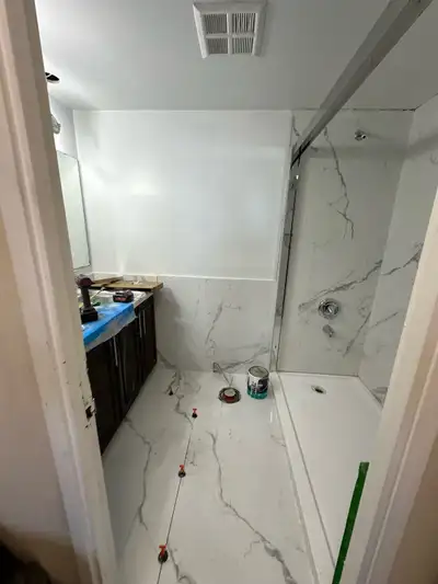 Bathroom remodel, View more