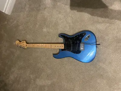 Lookin to sell this to get a new guitar open to trades. Guitar in good condition but had some sticke...