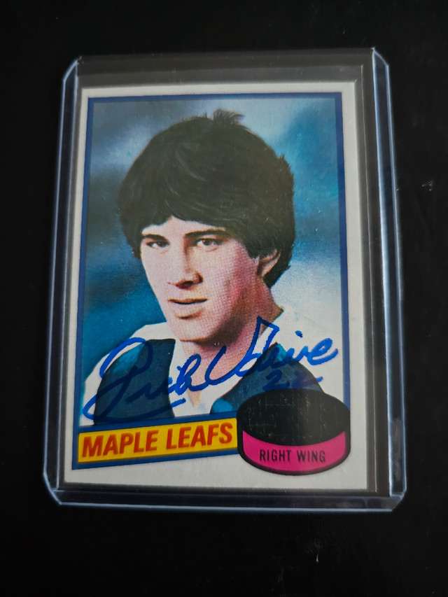 Rick vaive autograph rookie card  in Arts & Collectibles in Whitehorse