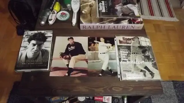 5 JOE DIMAGGIO NY YANKEES ITEMS  BUNDLE DEAL:BOOK,2 PIX,1MAG in Arts & Collectibles in City of Toronto - Image 3